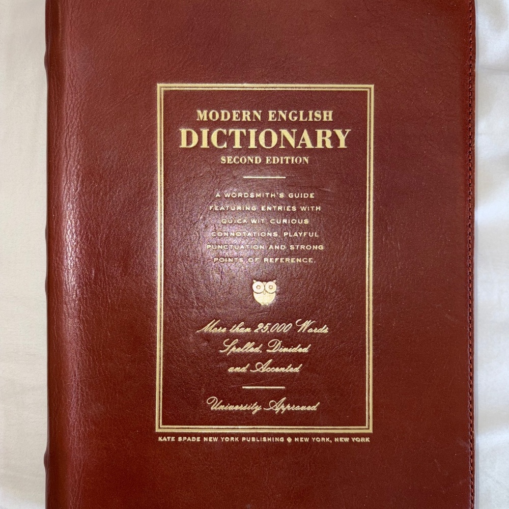 Kate Spade dictionary leather tablet holder